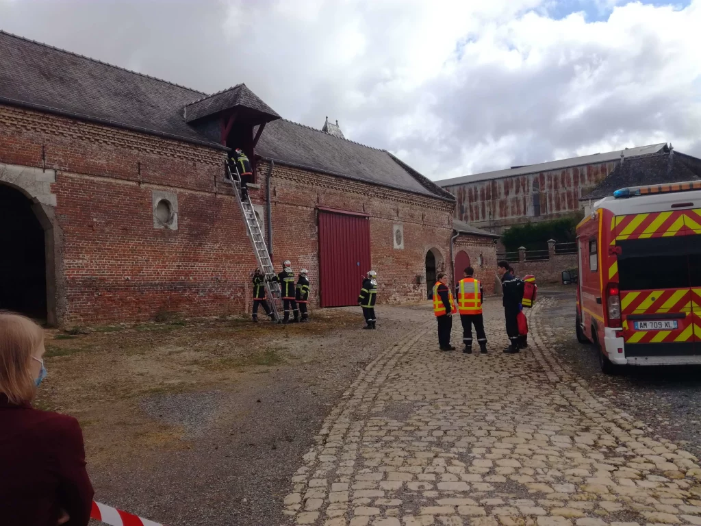 Exercice des pompiers de Villers-St-Christophe (2020)