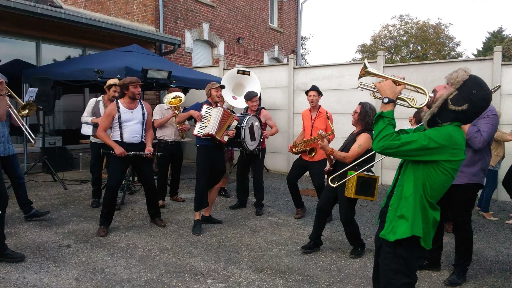 Fanfare à la fête du village